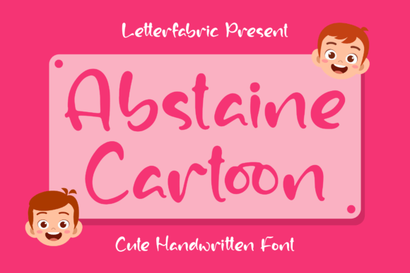 Abstaine Cartoon: A Playful Handwritten Font for Creative Branding