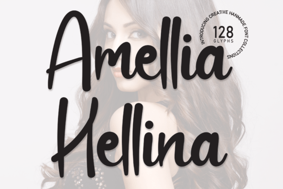 Amellia Hellina Font: A Handwritten Script for Digital Charm