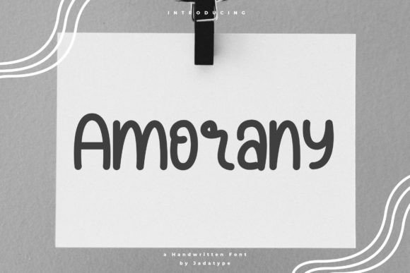 Amorany Font for Small Business Branding and Design