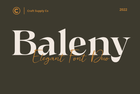 Baleny Duo: A Premium Font for Elegant Branding Projects