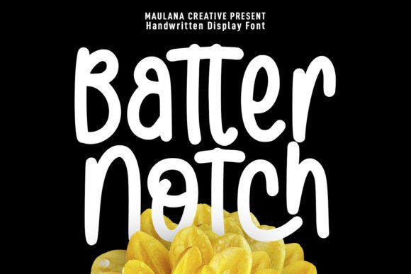 Batternotch Font: A Playful Script for Handmade Creations