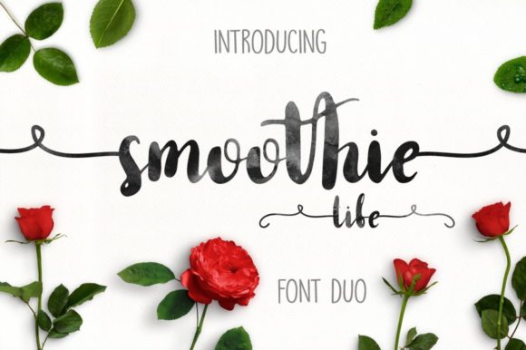 Be with Smoothie Life Font for Editorial Design