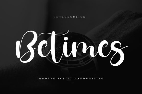 Betimes Font: A Handwritten Touch for Your Brand
