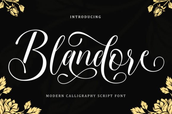 Blandore Font for Timeless Branding and Handwritten Elegance