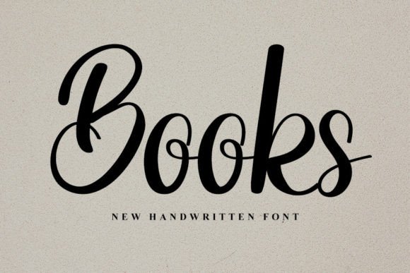 Books Font: Timeless Handwritten Elegance