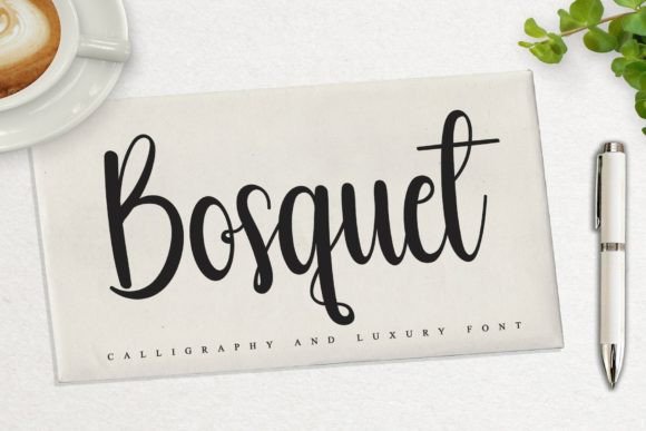 Bosquet: A Handwritten Typeface for Thoughtful Design