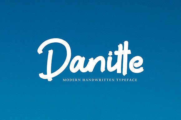 Dannitte — A Bold Script Font for Modern Editorial Design