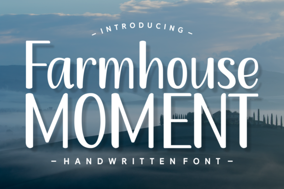 Farmhouse Moment Font for Authentic Branding and Design