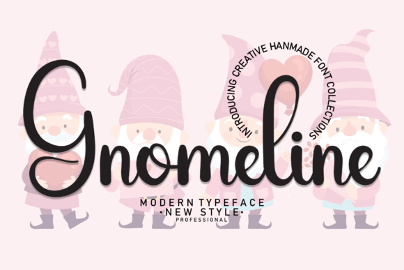 Gnomeline: A Script Handwritten Font for Modern Branding and Marketing