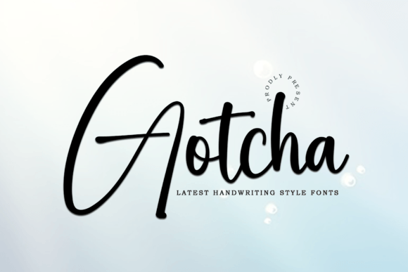 Gotcha Font: A Handwritten Touch for Your Brand