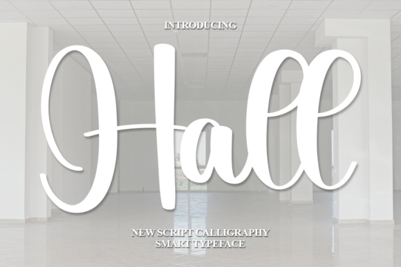 Hall Font: A Handwritten Typeface for Timeless Brand Elegance