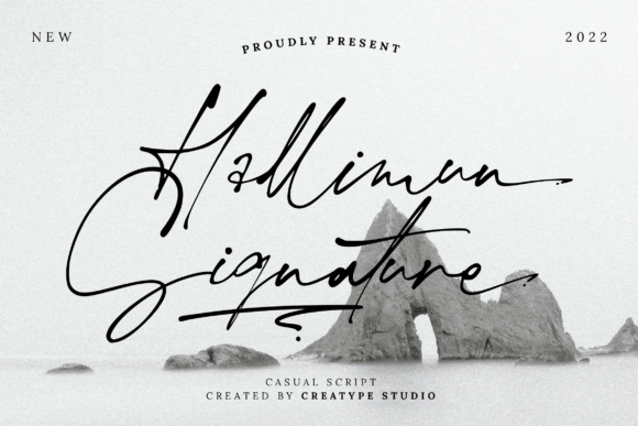 Hallimun Signature Font in Real Campaigns