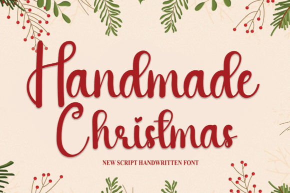 Handmade Christmas Font Review for Editorial Design