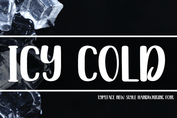 Icy Cold Font: A Handwritten Script for Modern Web Design