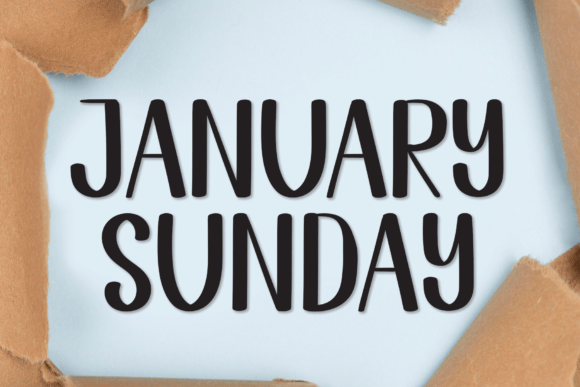 January Sunday: A Handwritten Font for Editorial Design