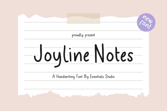 Joyline Notes Font for Editorial Design