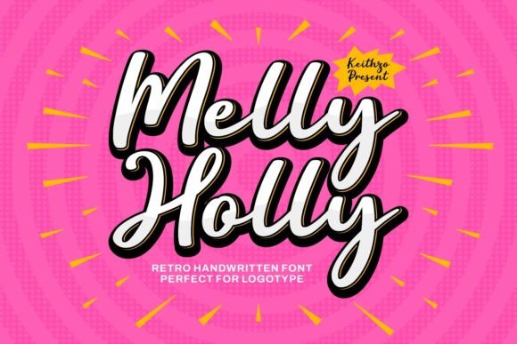 Melly Holly: A Modern Handwritten Font for Creative Branding