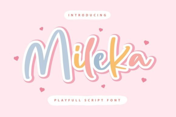 Mileka Font for a Cozy Café Brand Revamp