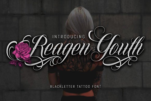 Reagen Youth: A Bold Blackletter Font for Modern Design