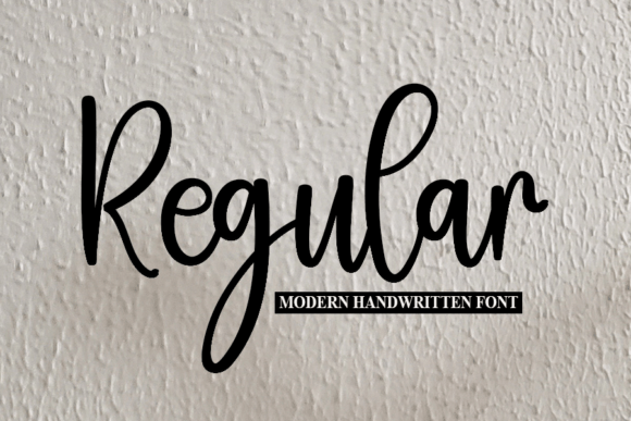 Regular Font Review: A Handwritten Script for Elegance and Class