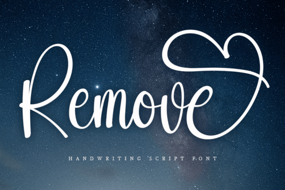 Remove Font: A Contemporary Script for Modern Web Design