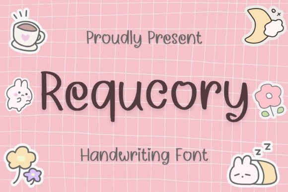 Requcory Font: A Handwritten Typeface for Chalkboard Quotes and Invitations
