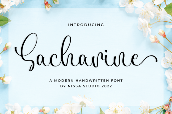 Sacharine: The Elegant Handwritten Font for Craft Creators