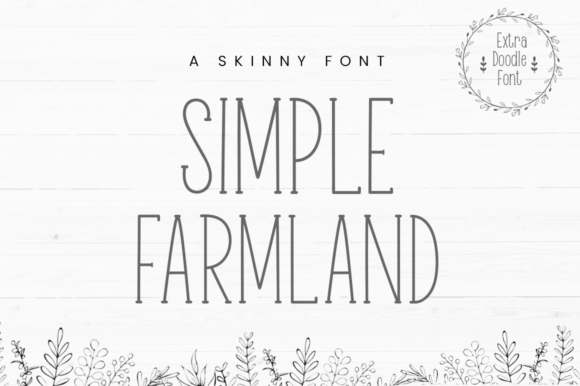 Simple Farmland: A Tall Serif Font for Elegant Designs