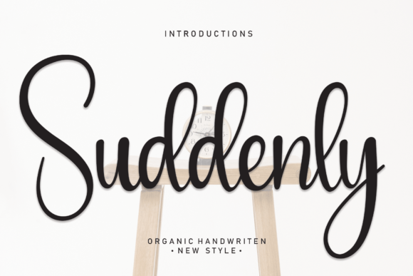 Suddenly Font: A Charming Script for Branding and Design