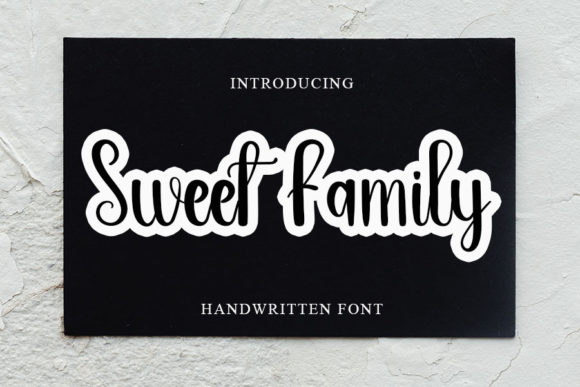 Sweet Family Font for Romantic Branding and Handwritten Touches