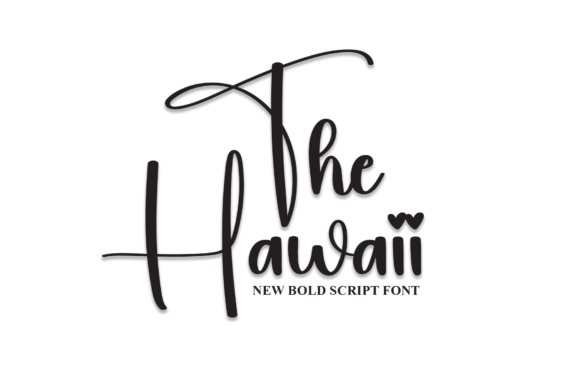 The Hawaii Font: A Handwritten Script for Business Branding