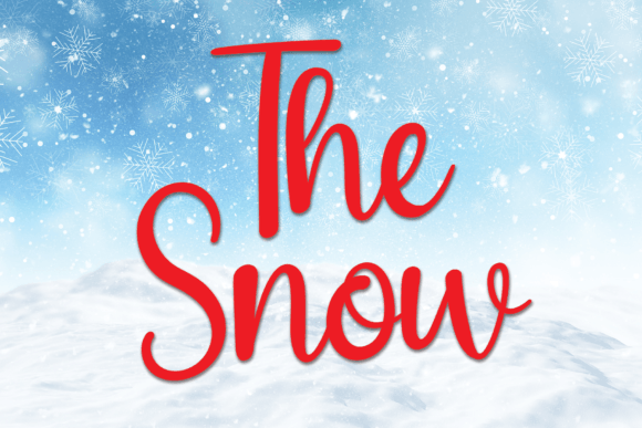 The Snow: A Joyful Handwritten Font for Editorial Design