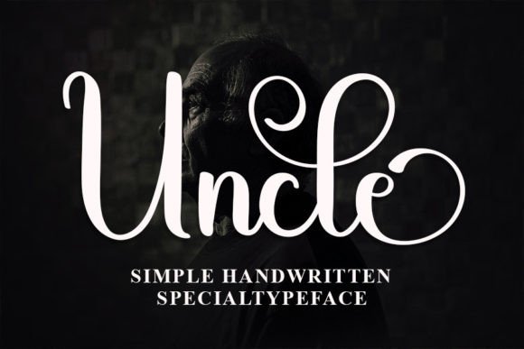 Uncle Font: A Handwritten Typeface for Creative Content