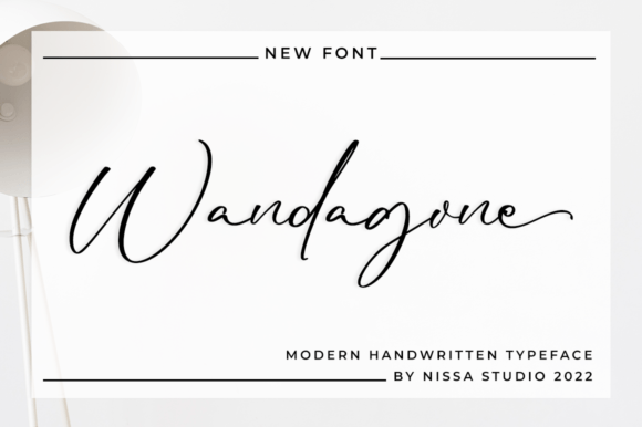 Wandagone Font: Elegance in Every Stroke