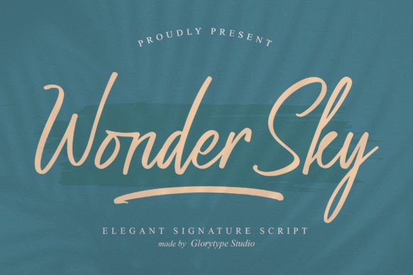 Wonder Sky: A Beautiful Script Handwritten Font for Designers