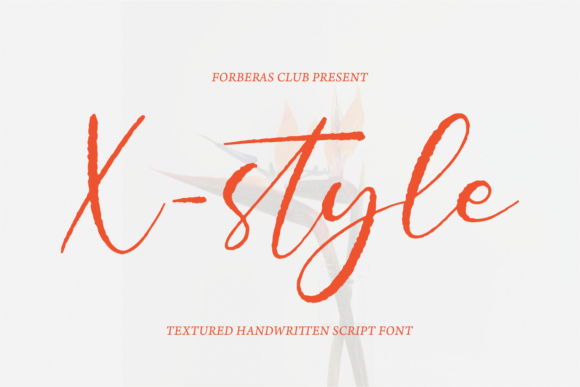 X Style Font for Handmade Creations and Timeless Design