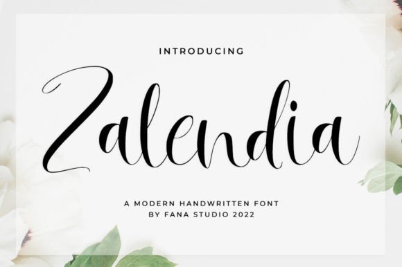 Zalendia Font Review for Brand Designers